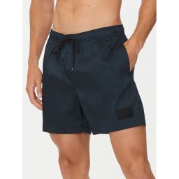 Calvin Klein Swimwear Плувни шорти KM0KM01023 Черен Regular Fit