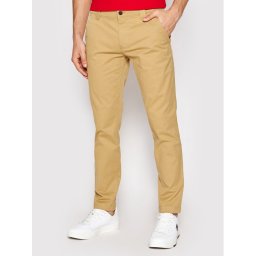 Tommy Jeans Чино панталони Scanton DM0DM09595 Кафяв Slim Fit