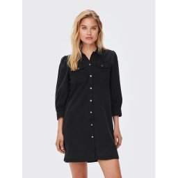 ONLY Дънкова рокля Felica 15227104 Черен Regular Fit