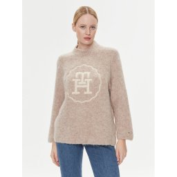 Tommy Hilfiger Пуловер WW0WW40267 Бежов Oversize