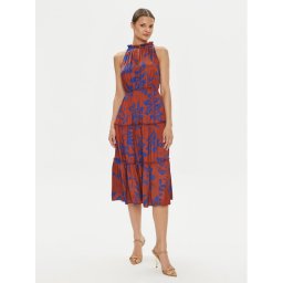 Gap Лятна рокля 665843-01 Кафяв Loose Fit