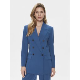 Hugo Сако Amalisa 50501428 Син Relaxed Fit