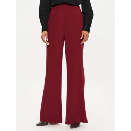 Calvin Klein Текстилни панталони K20K207155 Червен Wide Leg