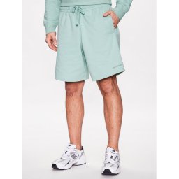 New Balance Спортни шорти Athletics MS23550 Зелен Relaxed Fit