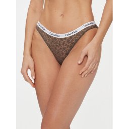 Calvin Klein Underwear Класически дамски бикини 000QD3860E Кафяв