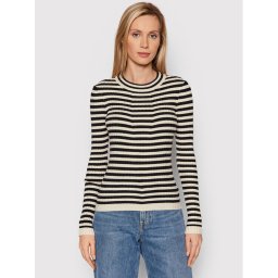 Pieces Пуловер Crista 17115047 Бежов Slim Fit