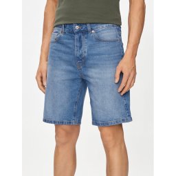 United Colors Of Benetton Дънкови шорти 4IPCU900K Син Slim Fit