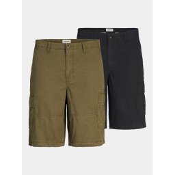 Jack & Jones Комплект спортни шорти Jpstcole 12258390 Черен Loose Fit