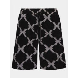 Richmond X Спортни шорти Rabbi UMP24132BE Черен Regular Fit