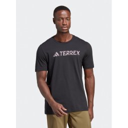 adidas Тишърт Terrex Classic Logo T-Shirt HZ1399 Черен Regular Fit