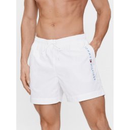 Tommy Hilfiger Плувни шорти UM0UM03258 Бял Regular Fit