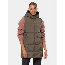 Jack Wolfskin Жилетка за костюм Eisbach Vest 1206991 Кафяв Regular Fit
