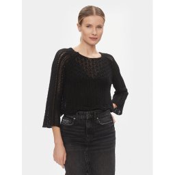 ONLY Пуловер 15233173 Черен Regular Fit