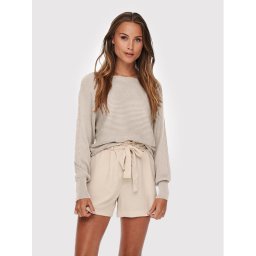 ONLY Пуловер Adaline 15226298 Бежов Relaxed Fit