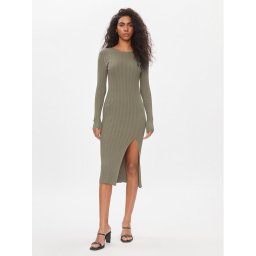 ONLY Плетена рокля Meddi 15311087 Зелен Slim Fit