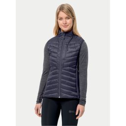 Jack Wolfskin Жилетка за костюм Routeburn Pro Ins Vest 1207202 Сив Slim Fit