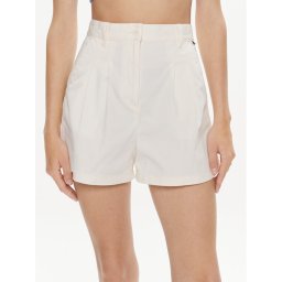 Tommy Jeans Шорти от плат Claire DW0DW17775 Бял Regular Fit