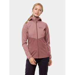 Jack Wolfskin Яке softshell Go Hike Softshell 1306862 Бордо Regular Fit