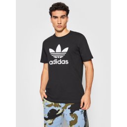adidas Тишърт adicolor Classics Trefoil H06642 Черен Regular Fit