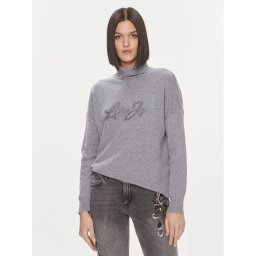 Liu Jo Поло MF3432 MS14G Сив Regular Fit