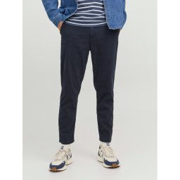 Jack & Jones Чино панталони Harlow 12242188 Тъмносин Tapered Fit