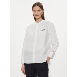 Tommy Hilfiger Риза Monotype WW0WW41150 Бял Relaxed Fit