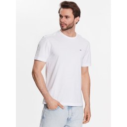 Calvin Klein Тишърт Smooth K10K110589 Бял Regular Fit