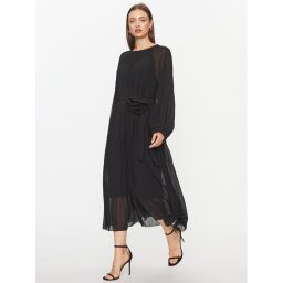 Dixie Коктейлна рокля A319Z029A Черен Relaxed Fit