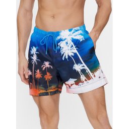 Tommy Hilfiger Плувни шорти Photoprint UM0UM03295 Цветен Regular Fit