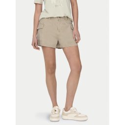 ONLY Шорти от плат Missouri 15328087 Бежов Regular Fit