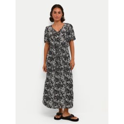 Kaffe Лятна рокля Amber 10508624 Черен Relaxed Fit