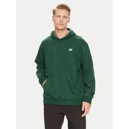New Balance Суитшърт Small Logo MT41508 Зелен Regular Fit