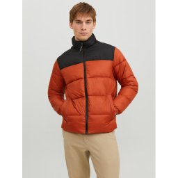 Jack & Jones Зимно яке 12235860 Оранжев Regular Fit