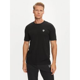 EA7 Emporio Armani Тишърт 8NPT16 PJRGZ 1200 Черен Regular Fit