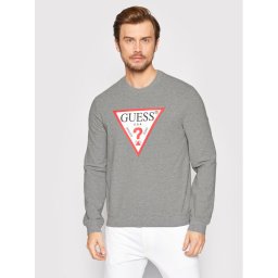 Guess Суитшърт Audley M2YQ37 K6ZS1 Сив Slim Fit