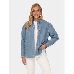 ONLY Риза Merle 15312897 Син Loose Fit