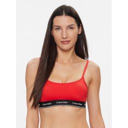 Calvin Klein Swimwear Горнище на бански KW0KW02425 Червен