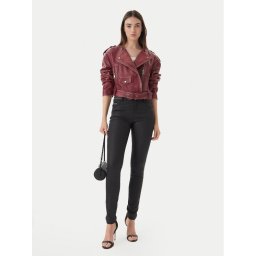 Morgan Текстилни панталони 212-PALONA Черен Slim Fit