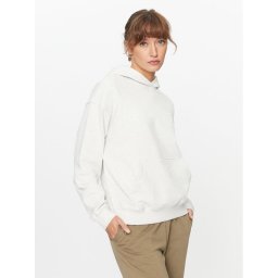 New Balance Суитшърт Athletics French Terry Oversized Hoodie WT33524 Бял Regular Fit
