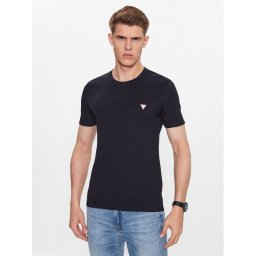 Guess Тишърт M2YI36 I3Z14 Тъмносин Slim Fit