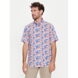 Bugatti Риза 9450 58336A Цветен Modern Fit