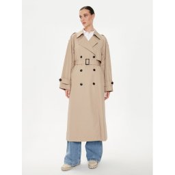 Tommy Hilfiger Тренч WW0WW43336 Бежов Oversize