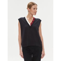 Tommy Hilfiger Пуловер WW0WW40123 Тъмносин Relaxed Fit