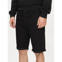 Hugo Дънкови шорти 634/S 50511279 Черен Tapered Fit