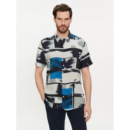 Guess Риза M4GH64 WD4Z2 Сив Slim Fit