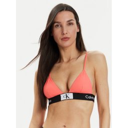Calvin Klein Swimwear Горнище на бански KW0KW02451 Коралов