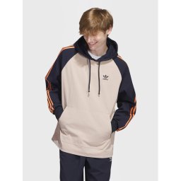 adidas Суитшърт SST Hooded Windbreaker IC5537 Кафяв Regular Fit