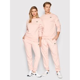 New Balance Суитшърт Unisex UT21501 Розов Relaxed Fit