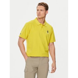Helly Hansen Тениска с яка и копчета Koster Polo 34299 Жълт Regular Fit