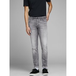 Jack & Jones Дънки Glenn 12147024 Сив Slim Fit